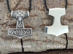 Thorshammer 149 mit Schlangenkette - Silber