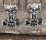 Thorshammer 55 mit Königskette - Edelstahl