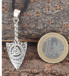 Pfeilspitze 387 mit Korbkette - Silber