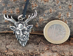Cernunnos 360 mit Schlangenkette - Silber