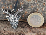 Cernunnos 360 mit Schlangenkette - Silber