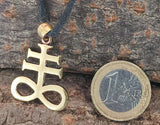 Anhänger 165 Leviathan Kreuz - Bronze