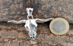 Stier 36 mit Schlangenkette - Silber