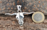 Stier 36 mit Schlangenkette - Silber