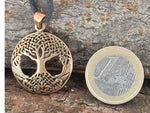 Anhänger 49 Lebensbaum - Bronze