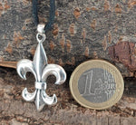 Fleur-de-Lis 184 mit Schlangenkette - Silber