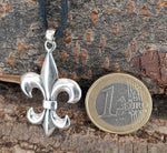 Fleur-de-Lis 184 mit Schlangenkette - Silber