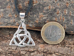 Keltenknoten 325 mit Schlangenkette - Silber