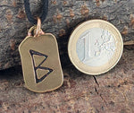 Anhänger 103 Berkana - Bronze