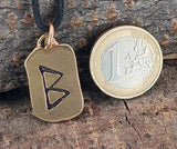 Anhänger 103 Berkana - Bronze