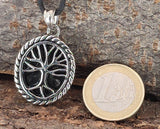 Lebensbaum 41 B mit Kette - Edelstahl