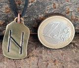 Anhänger 95 Hagalaz - Bronze