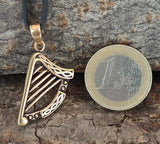 Anhänger 177 Keltische Harfe - Bronze