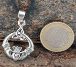Claddagh 105 mit Schlangenkette - Silber