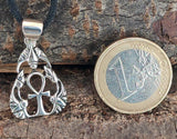 Ankh 119 mit Schlangenkette - Silber