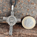 Anhänger 78 Claddagh-Kreuz - Zinn