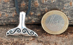 Walflosse 238 mit Korbkette - Silber