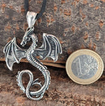 Anhänger 20 E Drache - Edelstahl