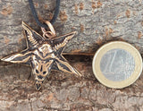 Anhänger 30 Pentagramm - Bronze