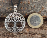Lebensbaum 327 mit Schlangenkette - Silber