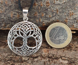 Lebensbaum 327 mit Schlangenkette - Silber