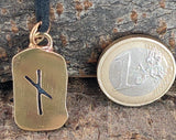 Anhänger 96 Nauthiz - Bronze