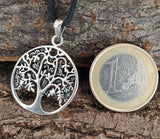 Lebensbaum 165 mit Korbkette - Silber