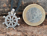 Steuerrad 126 mit Schlangenkette - Silber