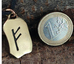 Anhänger 87 Fehu - Bronze