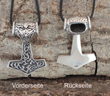 Kombi 77 Thorshammer mit Königskette - Silber