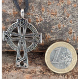 Keltenkreuz 35 mit Panzerkette - Edelstahl