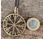 Anhänger 122 A Wikinger Kompass - Bronze