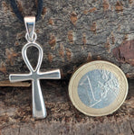 Ankh 32 A mit Schlangenkette - Silber