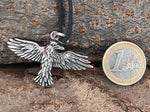 Rabe 29 mit Korbkette - Silber