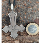 Anhänger 27 Kreuz - Zinn