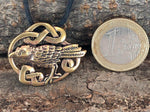 Anhänger 124 Rabe - Bronze