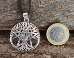 Lebensbaum 250 mit Schlangenkette - Silber