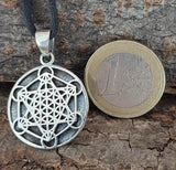 Anhänger 426 Metatrons Würfel - Silber