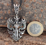 Anhänger 20 D Drache - Edelstahl