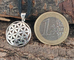 Anhänger 96 A Blume des Lebens - Silber