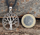 Lebensbaum 249 mit Schlangenkette - Silber