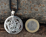 Pentagramm 228 mit Schlangenkette - Silber