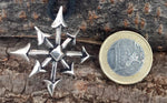 Chaosstern 59 mit Schlangenkette - Silber