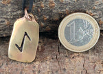 Anhänger 99 Eihwaz - Bronze