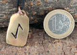 Anhänger 99 Eihwaz - Bronze