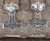 Thorshammer 55 A mit Königskette - Edelstahl