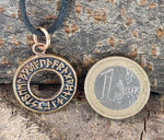 Anhänger 53 Runenkreis - Bronze