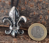 Anhänger 14 Fleur-de-Lis - Edelstahl