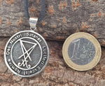 Siegel Luzifers 57 mit Schlangenkette - Silber