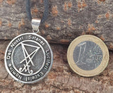 Siegel Luzifers 57 mit Schlangenkette - Silber